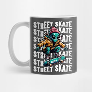 Street skate t shirt Mug